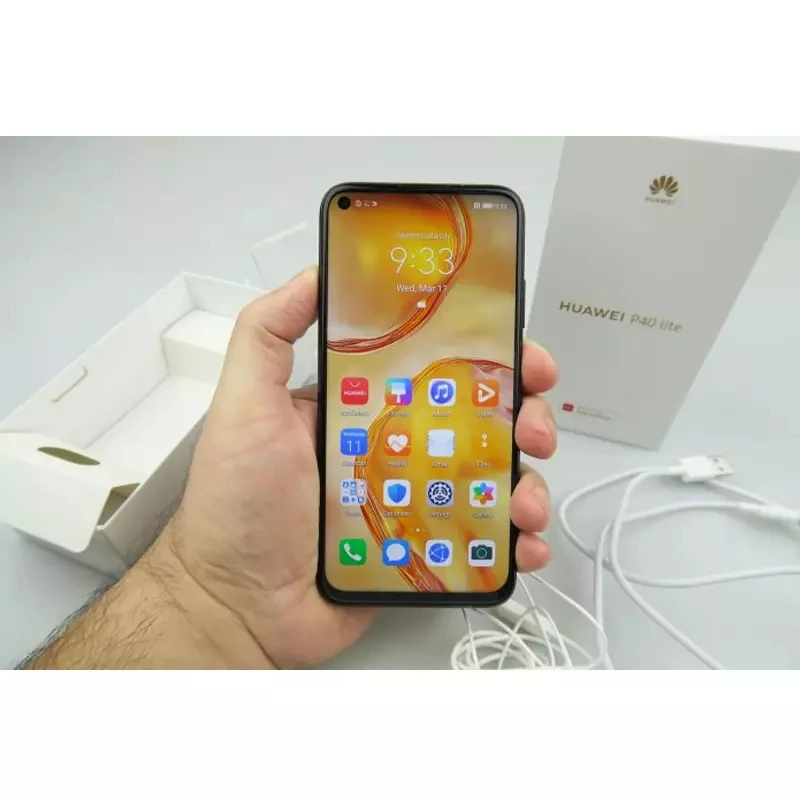Смартфон HUAWEI P40 Lite 6 ГБ + 128 Гб экран 4 дюймов FullView 2310 × 1080 процессор Kirin810 EMUI 10 0 четыре