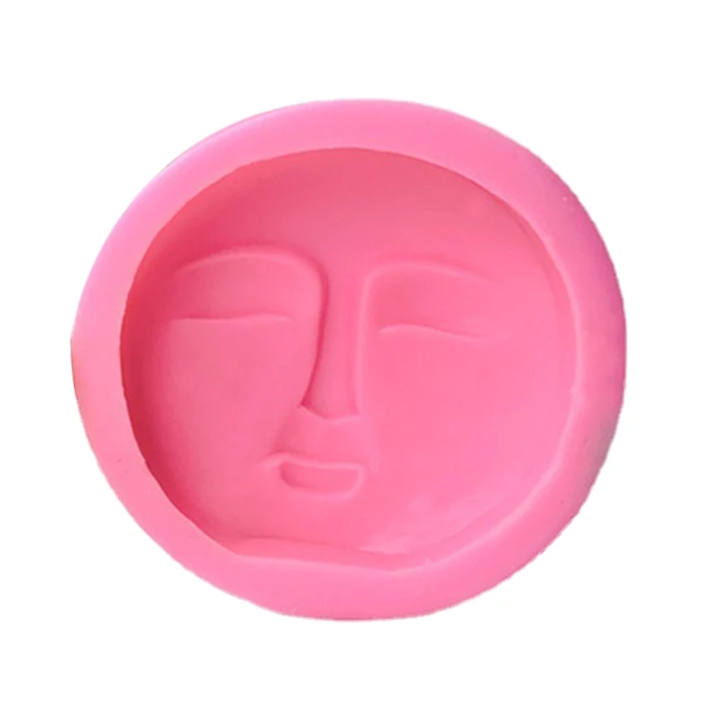 

3D Face Decoration Candle Silicone Mold Resin Epoxy Craft Polymer Clay Craft