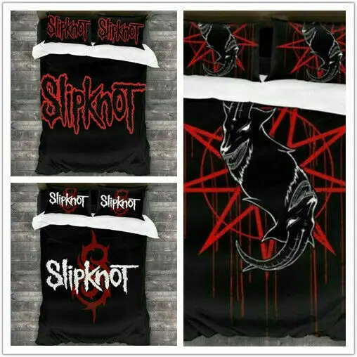 Набор постельного белья 2/3 шт. пододеяльник и наволочка с 3D-принтом | Дом сад