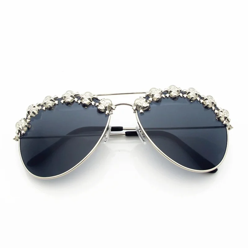 Солнцезащитные очки авиаторы в стиле стимпанк хип хоп|Женские солнцезащитные