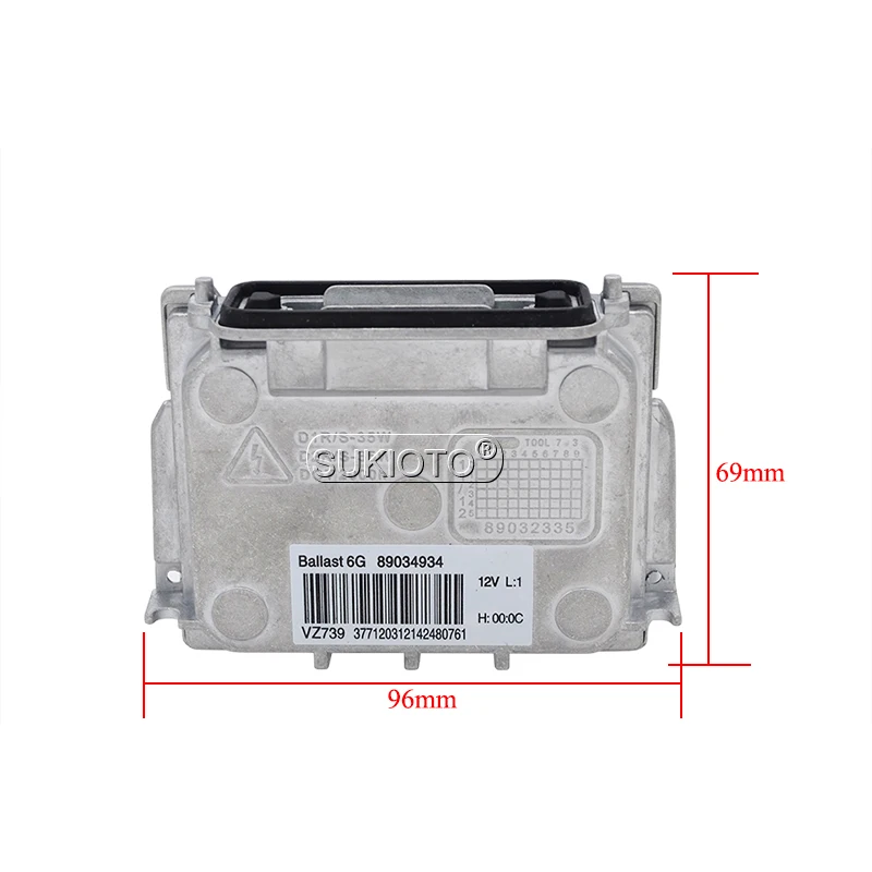 SUKIOTO Япония 100% новый 6G D1S HID блок управления балластом фары 89034934 4L0907391 D1R комплект
