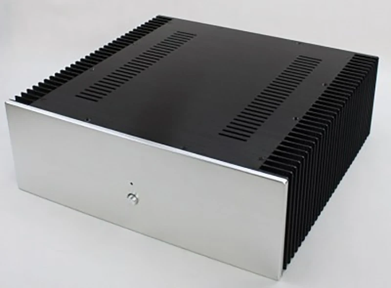 Lyele Audio 412*430*150mm DAC All Aluminium Chassis shell DIY Kit Preamplifier Headphone Amplifier Chassis shell Aluminum WA67