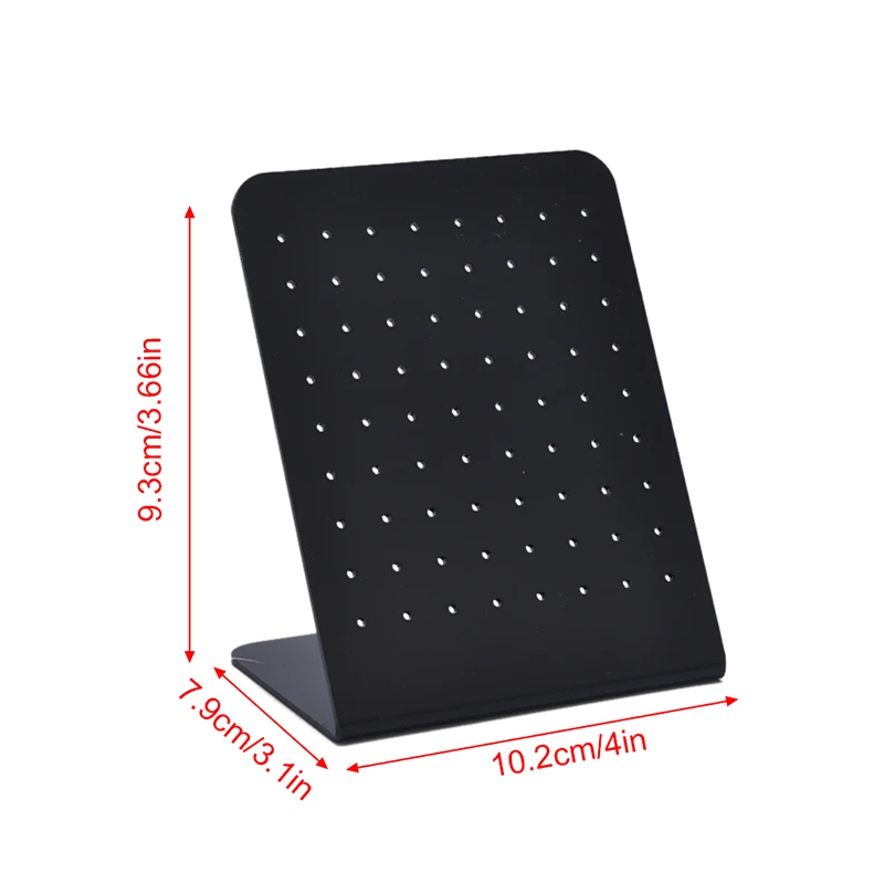 

Acrylic 24/72 Holes Earring Display Stand Stud Dangle Earrings Display Rack Stand Jewelry Organize Holder Storage