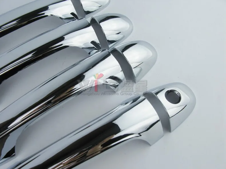 Хромированная крышка ручки для Toyota RAV4 2013-2016 Hilux Revo 2015 + Innova fortuner 2016 аксессуары