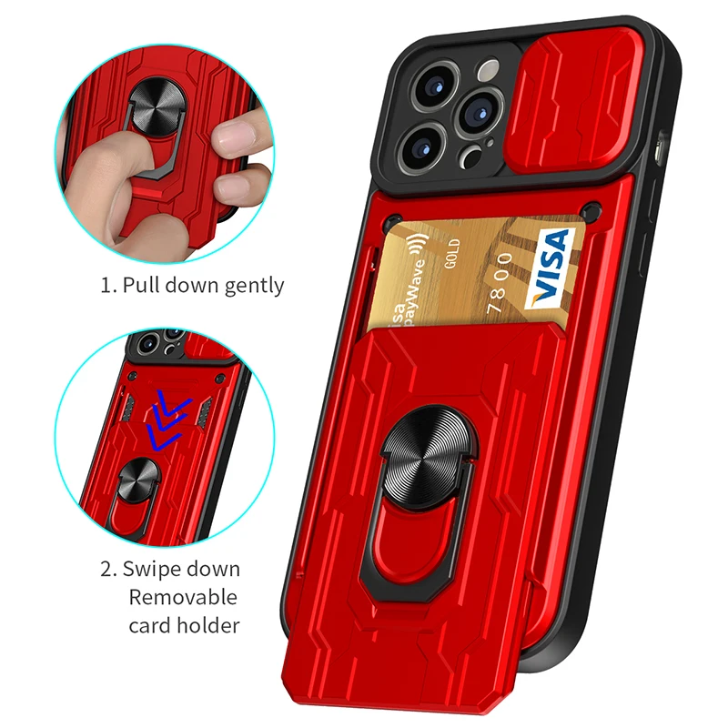 

Phone Case For Samsung Galaxy A20S A20 A31 A51 A71 A10S A30 A30S A50 A50S 4G 5G Shockproof Armor Card Package Bracket Back Cover