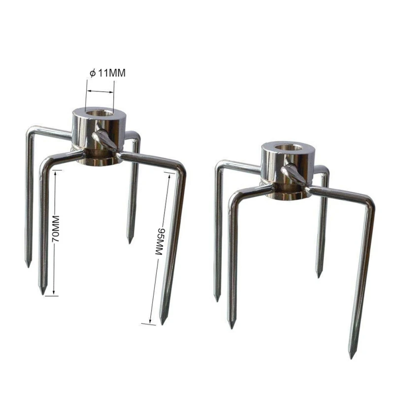 2 шт. вилка для барбекю из нержавеющей стали многофункциональная Гальваническая