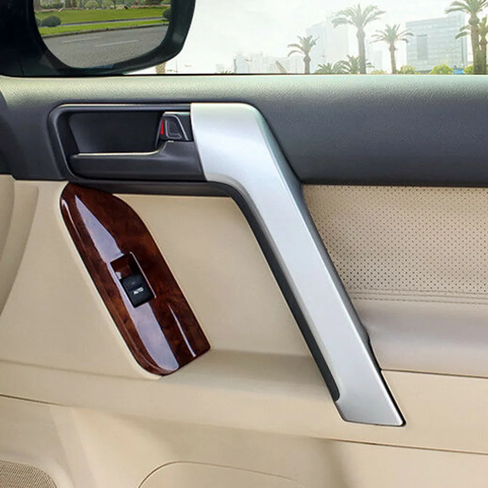 

2010-2021 Door Armrest Cover 2pcs Accessories For Land Cruiser Prado J150 Front Matte Parts Replacement