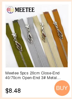 Meetee 10# пластиковые нейлоновые молнии черный открытый конец длинная молния для улицы молния для палатки DIY портной шитье ремесло сумка Одежда Аксессуары