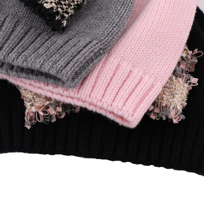 Милый ношеный детский бант яркие детские шапочки из мягкого хлопка с бантом и