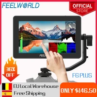 feelworld f6 plus 3d lut touch screen 5 5 inch on camera dslr field monitor ips fhd 1920x1080 video focus assist support 4k hdmi