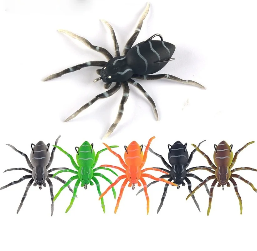 Искусственная рыболовная приманка в виде пауков | Спорт и развлечения