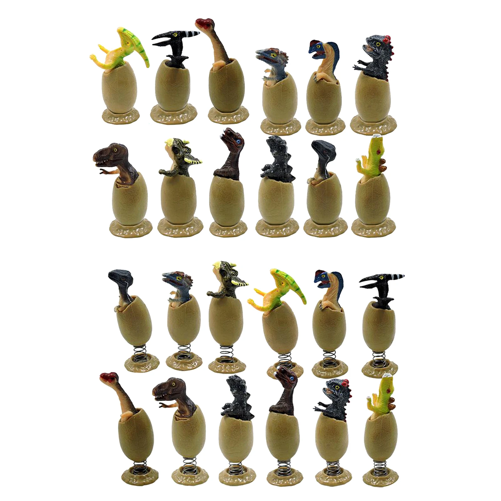 

12pcs/set Dinosaur Fossil Eggs Half Hatched Dinosaur Egg Toy Figure Action