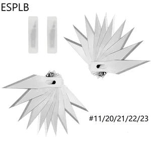 Лезвия для гравировального ножа из нержавеющей стали, 20 шт., #11, лезвия для резьбы по дереву, сменные лезвия для Хирургического скальпеля