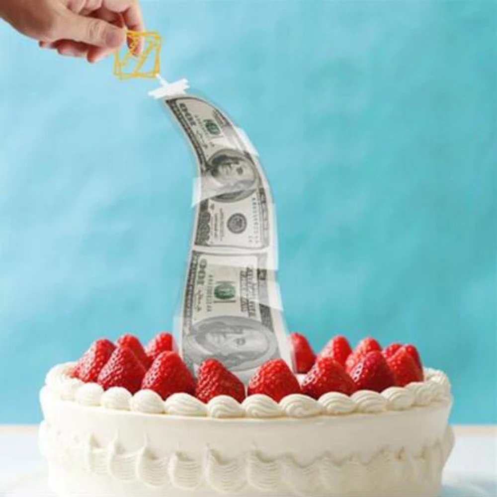 Забавная коробка для денег реквизит торта сюрприз дня рождения вечерние