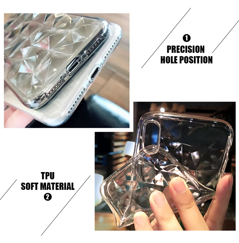 Мягкий чехол с 3D бриллиантами для Huawei P30 P20 Lite 2019 P Smart Z Y5 Y7 Y9 Mate 20 Pro Honor 10i 8X 8C Plus -