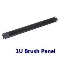 1u 19 brush panel cable management bar slot for rack mount network cabinet network tools accessories