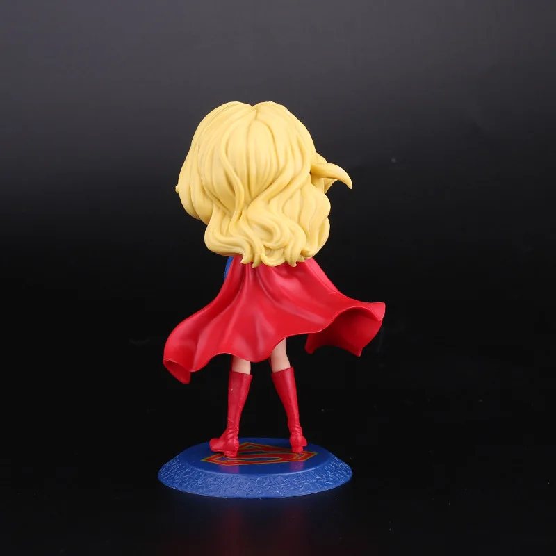 New Q posket superwoman Superhero Blue base female superman Action Figure Anime Beeldjes Collectible Poppen Kinderen Speelgoed | Игрушки и