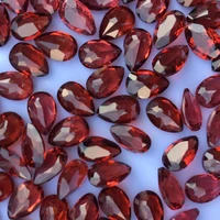 mozambique garnet natural loose gemstone beads facted heart 6mm for inlaid jewelry making necklace ring diy icnway