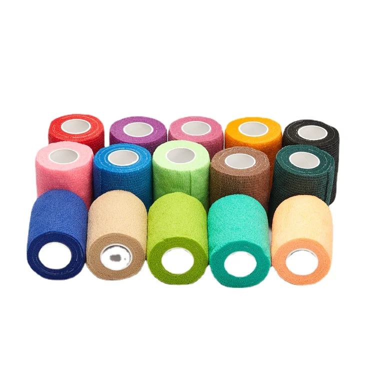 

Protective self-adhesive elastic bandage color non-woven fabric tattoo finger