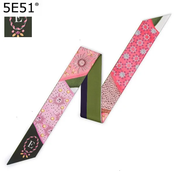 Женская повязка на голову шелковый шарф многофункциональный платок лента