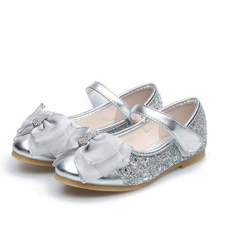 

New Children Dance Shoes Girls Party Performance Baby Student Princess Dress Casual Flats Toddler Kids Breathable 041