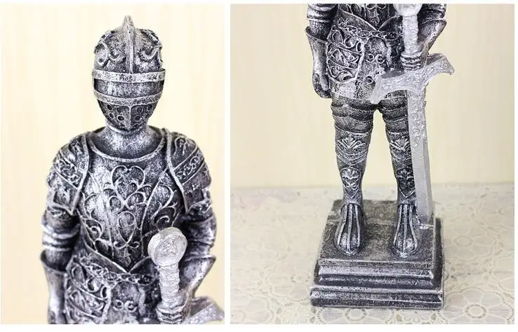 [MGT] средневековая Европейская Оловянная скульптура самурайского воина/кукла