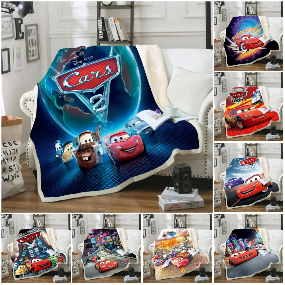 Disney Lightning McQueen покрывало для автомобиля одеяло комплект постельного белья