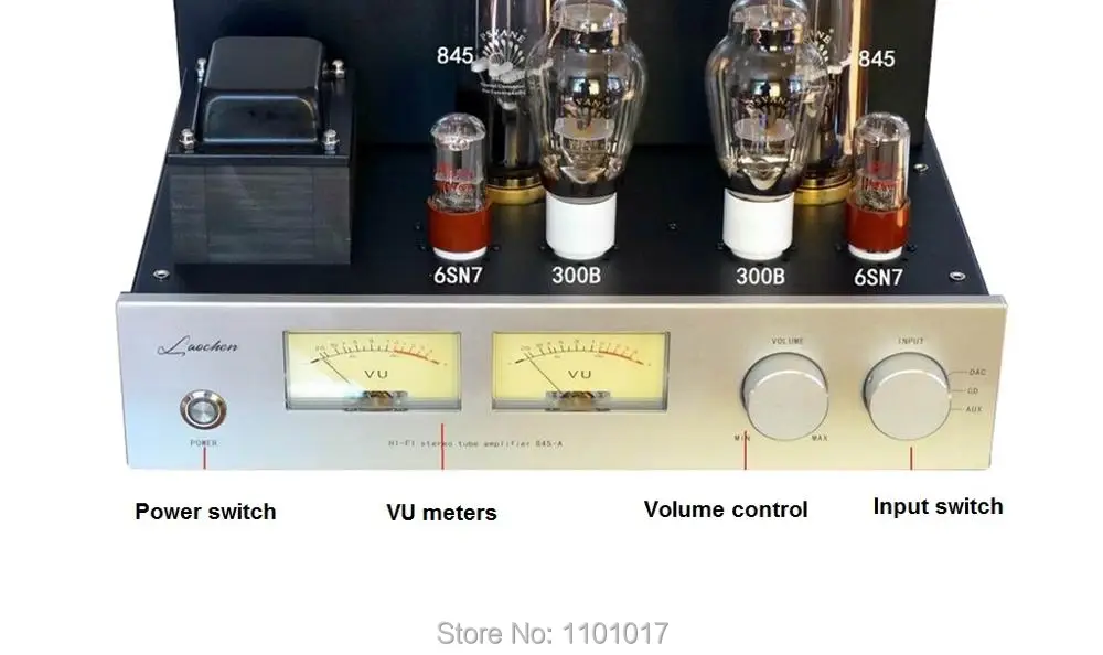 LaoChen 845 ламповый усилитель HIFI EXQUIS одноконцевый класс A 300B 6SN7 драйвер флагманский ламповый усилитель