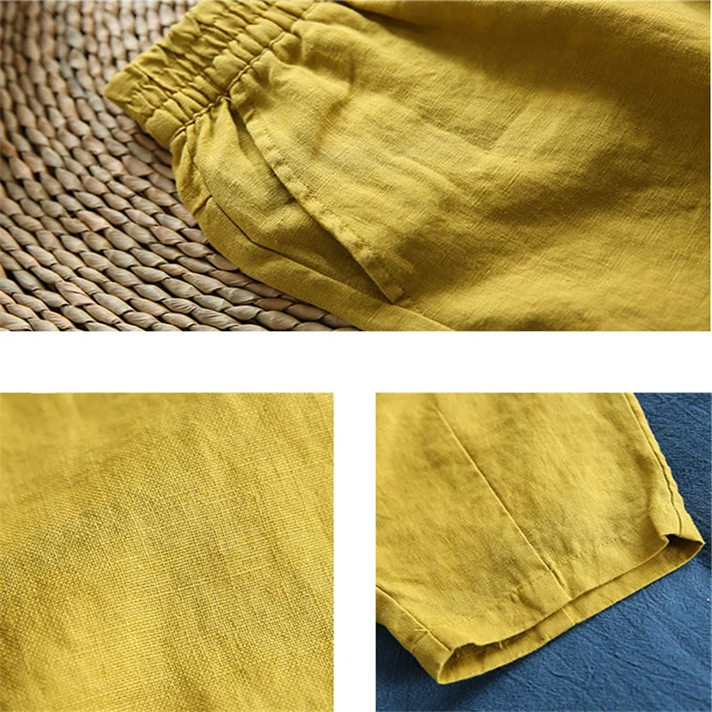 Женские брюки s модные черные свободные шаровары большого размера Элегантные