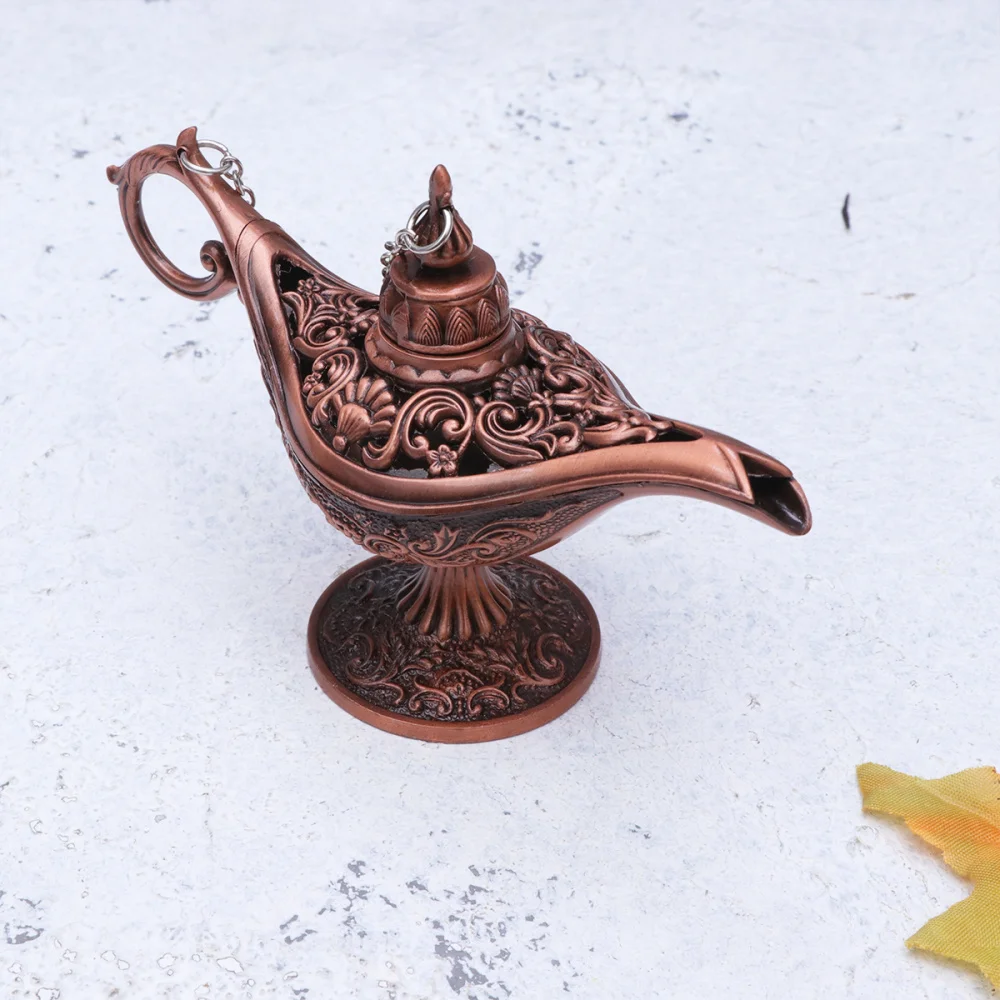 Лампа Aladdin курильница металлическая поделка антикварная подставка для желаний