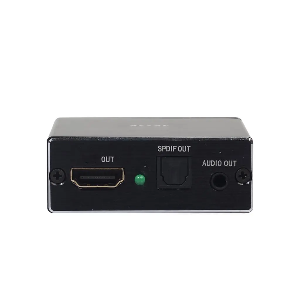 

4K x 2K Optical TOSLINK SPDIF + HDMI-compatible audio extractor + 3.5mm Stereo Audio Extractor Converter Audio Splitter