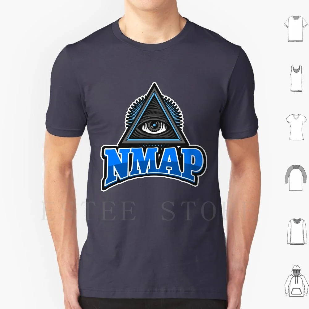 

Cyber Security-Hacker-Nmap T Shirt Diy Big Size 100% Cotton Hacker Ethical Hacker Linux Cyber Security Programmer Kali Linux