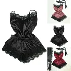 1 комплект пикантная Женская домашняя одежда для йоги пикантная Спортивная атласная кружевная Повседневная Свободная Пижама