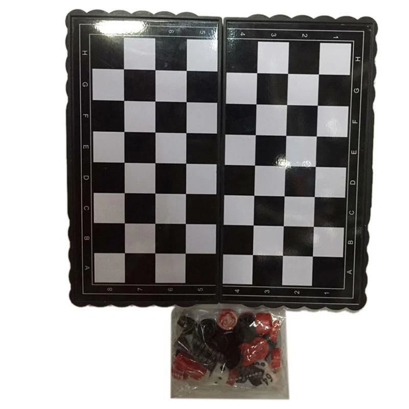 

2021 New Kids Magnetic Chessboard Game Portable Folding Educational Toys Chess Set International Chess Game