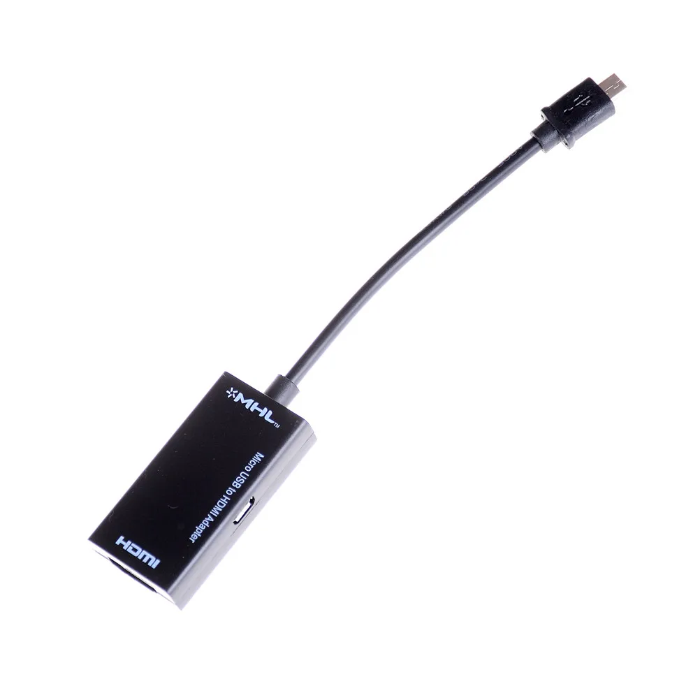 micro usb to hdmi hd adapter cable male to female 1080p hd hdmi audio video cable mhl converter for tv pc laptop free global shipping