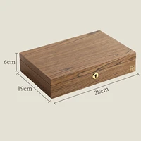 storage lockable trinket jewelry organizer wooden jewelry box case for gifts birthday