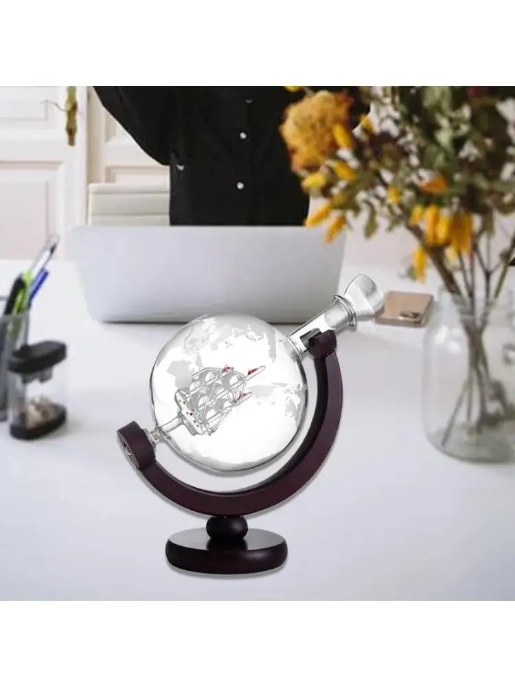 

Диспенсер для винных бутылок, виски, бренди, с деревянной подставкой, D0AD