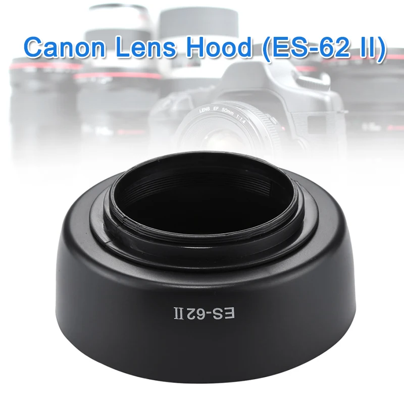 2019 бленда объектива камеры для Canon EF 50 мм F1.8 II ES-62 ES62ii X-Best | Электроника