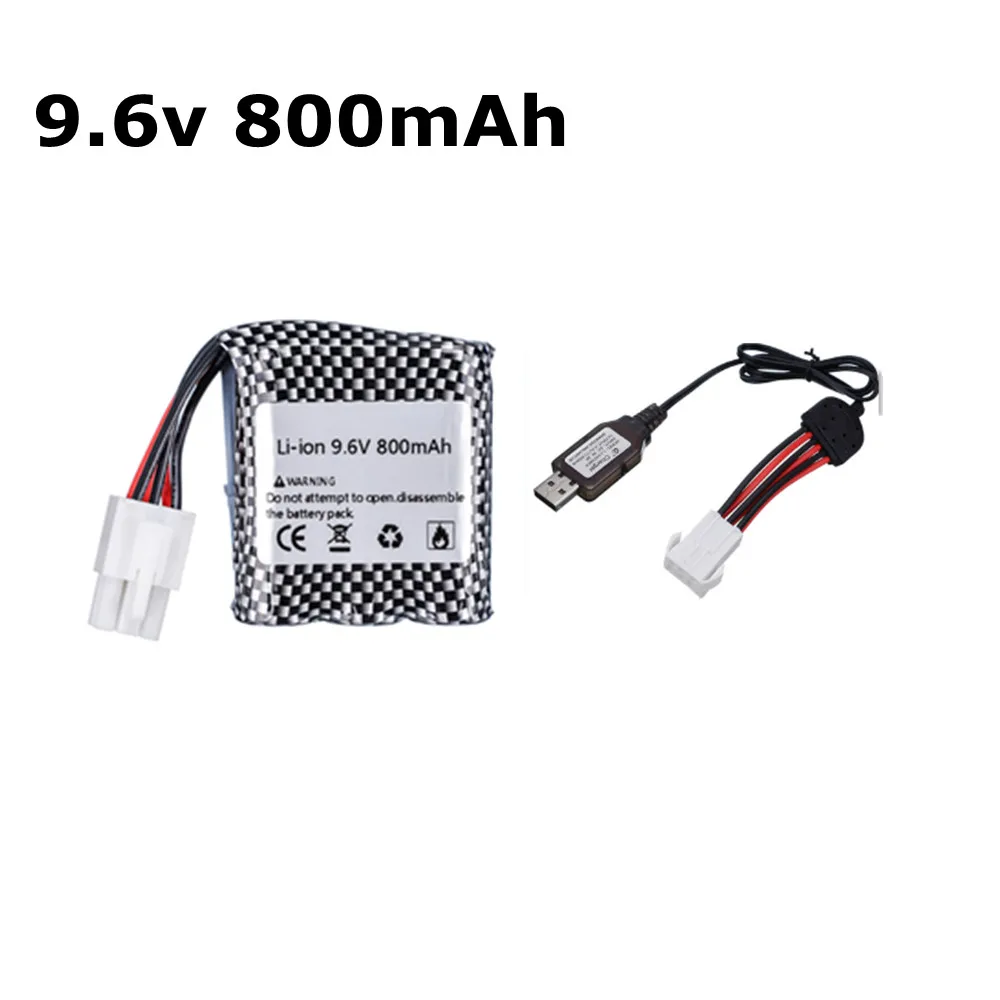 Оригинальный литий-ионный аккумулятор 9 6 в 800 мАч для 9115 S911 S912 9116 RC Car Monster Truck EL6P