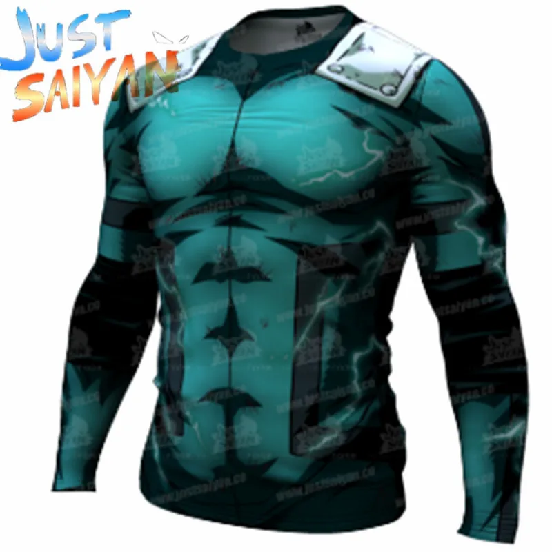 

Harajuku Cosplay Anime character magic Tight Fitness scarf cycling men's shirt Fitness sport Outdoor quick drying Streetwear