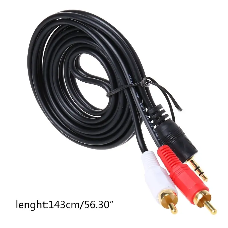 1 шт. аудиоразъем 3 5 мм 2 штекера RCA | Электроника