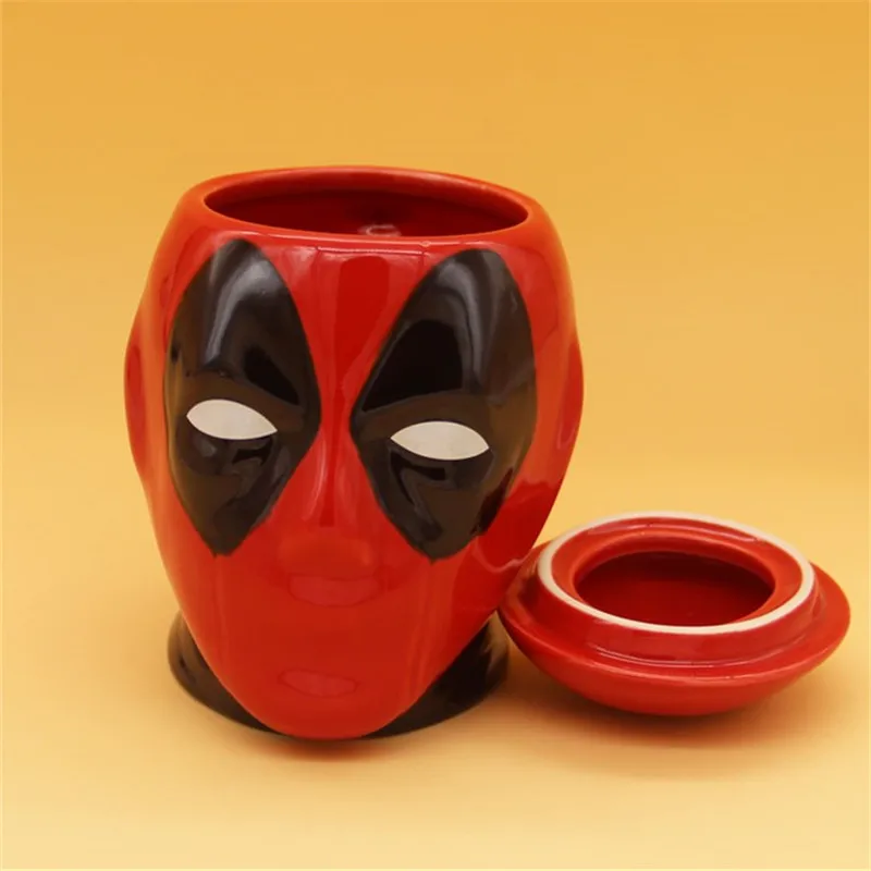 350 мл 3D Marvel Deadpool мультяшная чашка для воды кофе молочный чай керамическая кружка