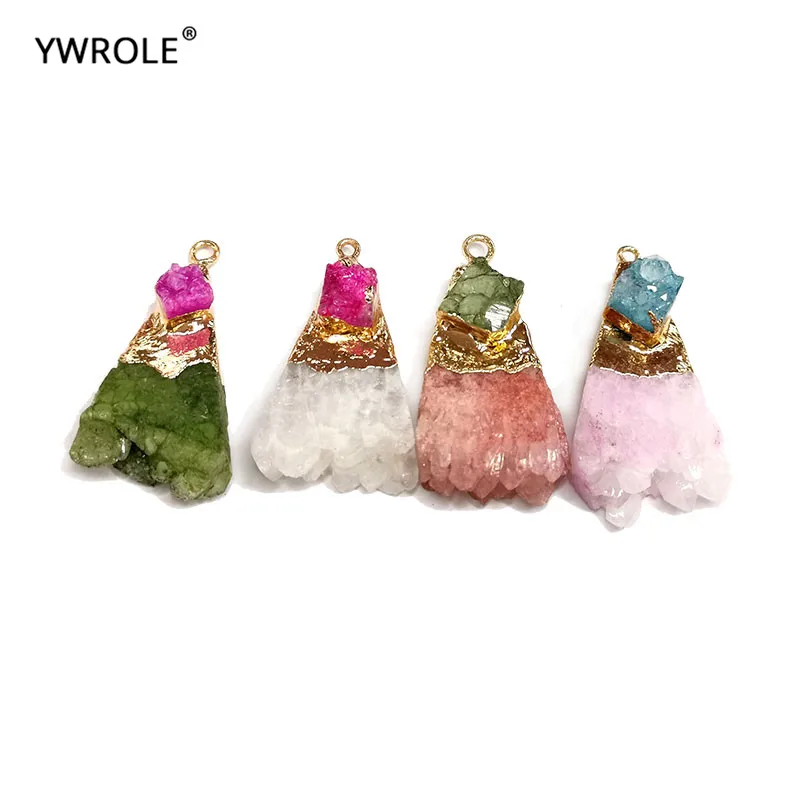 Оптовая продажа подвески из натурального хрусталя для изготовления ювелирных