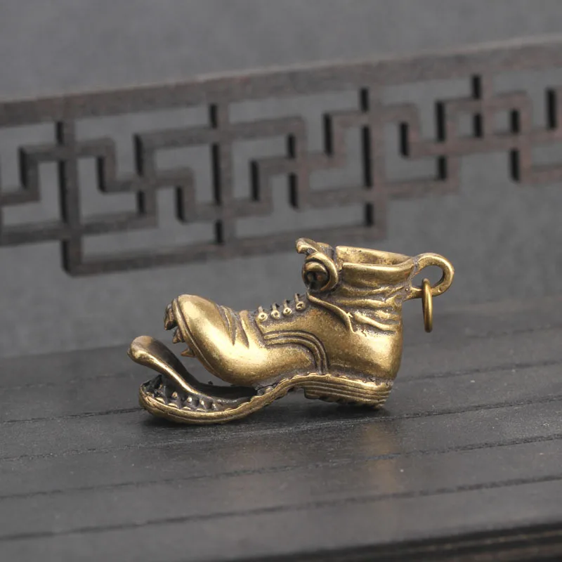 Медные туфли с большим язычком креативные маленькие украшения для офисного