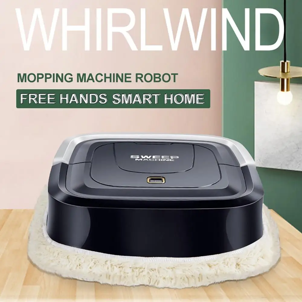 

Робот-пылесос беспроводной, USB-зарядка, коврик с роботами