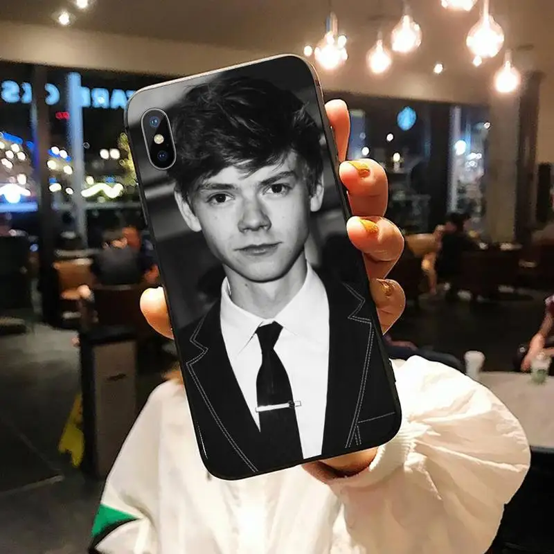 

Thomas Sangster famous Actors high quality luxury Phone Case shell for iPhone 11 12 pro XS MAX 8 7 6 6S Plus X 5S SE 2020 XR