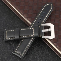 20mm 22mm 24mm 26mm black brown leather watch band mens watches accessories pin buckle straps clock replacement strap men women