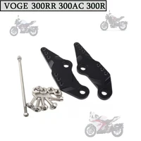 motorcycle front footrest foot pegs pedals raise back shift bracket footrests support bracket for loncin voge 300r 300ac 300rr