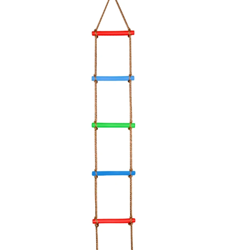 

Детская лестница для скалолазания, Детская качели с одной головкой, шестискоростная пластиковая лестница, Детская веревочная лестница для ...
