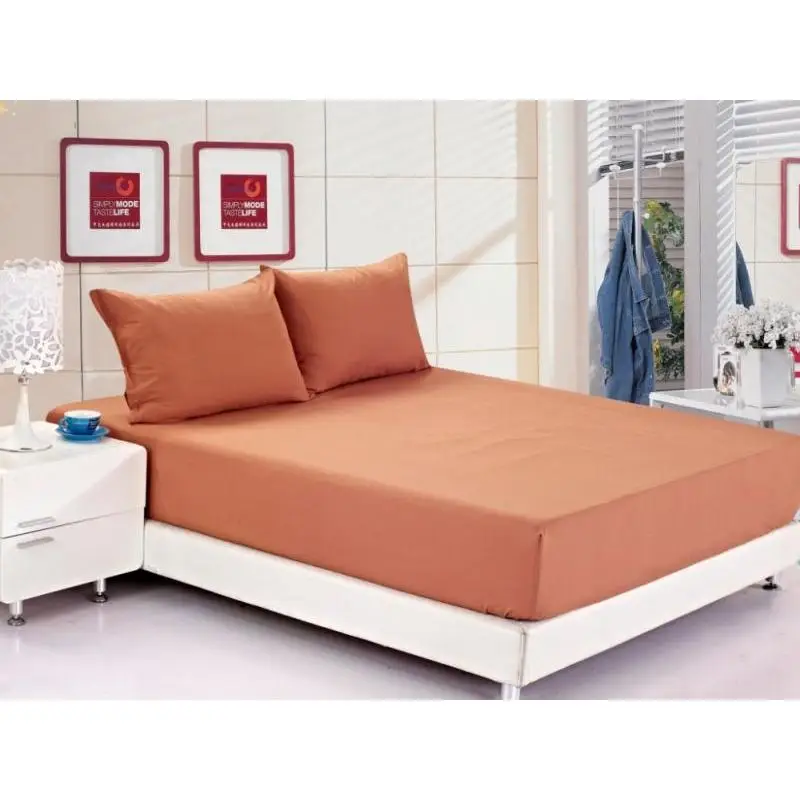 Простынь на резинке джерси коралловая (G)|Комплекты постельного белья| |